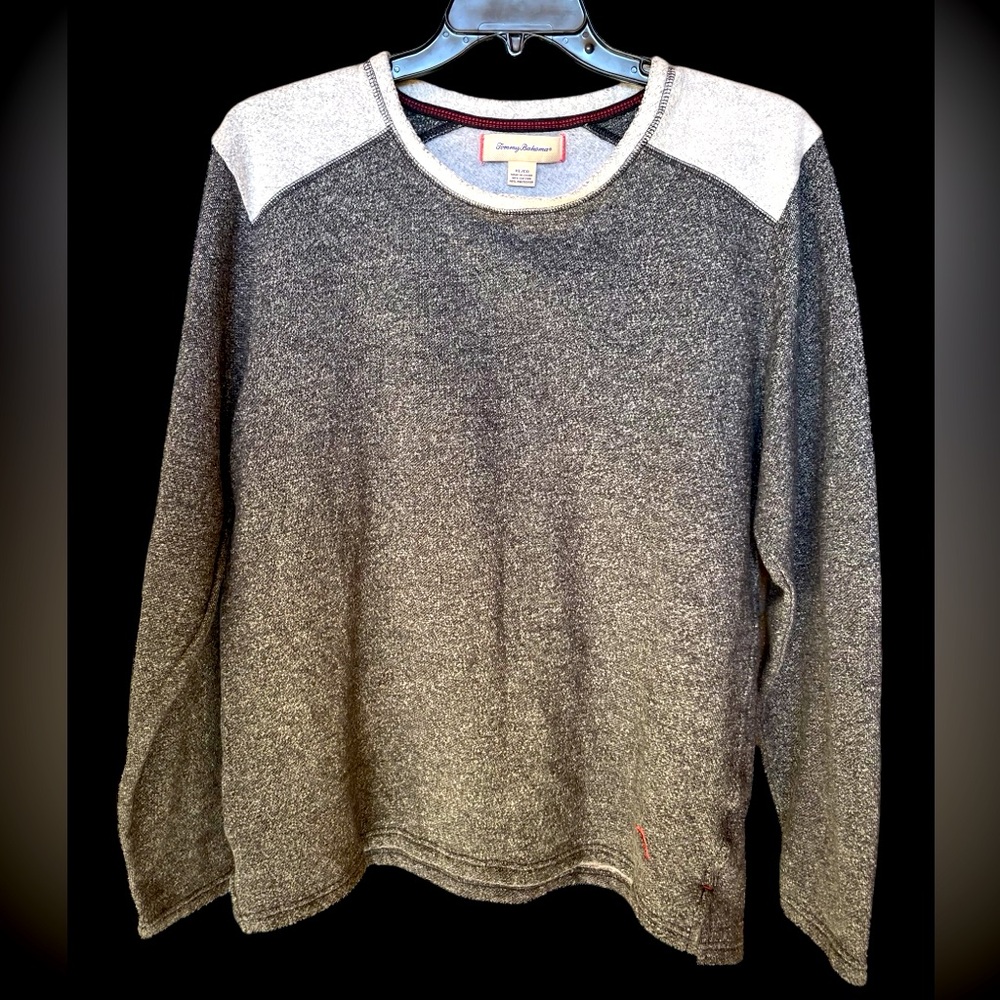 TOMMY BAHAMA Men's Gray Lounge Shirt Style 229901 SZ XL
